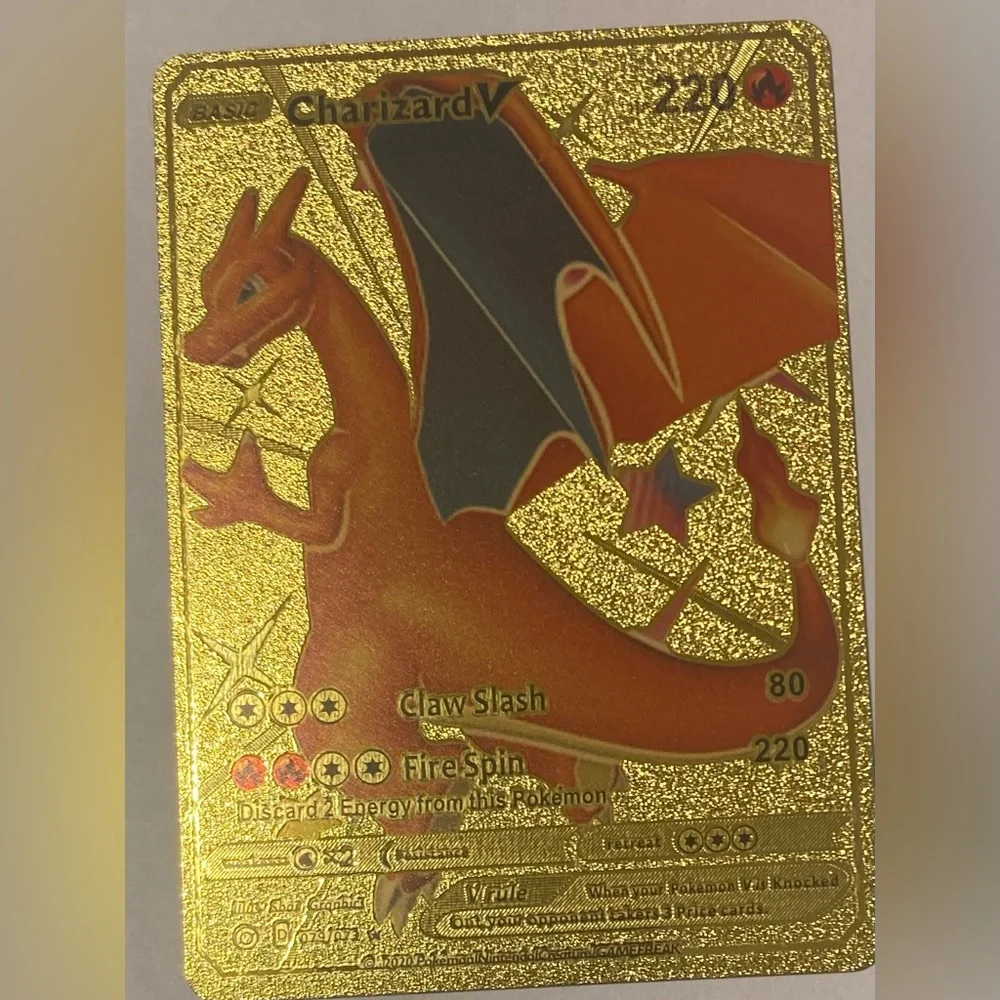 Pokemon | Games | Gold Foil Charizard V | Poshmark Pokemon | Games | Gold Foil Charizard V | Poshmark